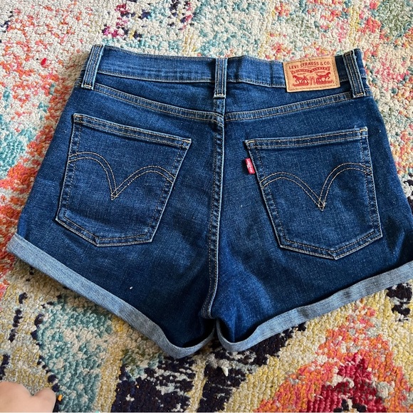 Levi’s blue Jean shorts size 27 - Picture 3 of 3